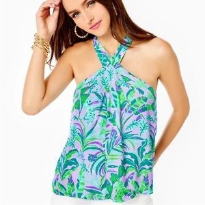 Lilly Pulitzer Rori Halter Top size small